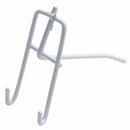 10 Pcs 3.9inch Long White Metal Store Grid Wall Bracket Display Hooks W3Y3