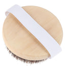 1X Wood Natural Horse Hair Bath Body Brush Cellulite Shower Dry Skin Exfoliat OZ