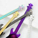 304 Stainless Steel Guitar Shape Coffee Stirring Spoons, Ice Bar Music Crea