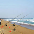 Sea Beach Fishing Rod Stand Rest Folding Spike Holder Sea Fishing Tackle