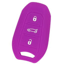 Silicone Car Key Case Cover Fit for AUDI Smart 3 Buttons Remote Key Fob