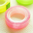 6x DIY Strong Parcel Packing Tape Assorted Color Packaging Clear 12mmx12m S N8O7