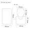 3Pcs/Set Print Non Slip Toilet Bathroom Pad Character Landscape Absorbent P R9N5