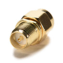 1pc both male center Straight RF Adapter SMA male plug To RP-SMA female ME