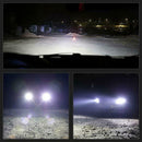 2Pcs H1 CAR LED Headlight Kit 120W 26000LM Light Bulb Xenon 6000K Black MEM