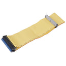 40 Pins 80 Wire PATA/EIDE/IDE Hard Drive DVD Ribbon Cable Yellow 40cm