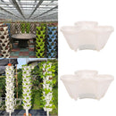 2 Pcs 3 Tier Stackable Garden Planter- Indoor/ Outdoor Vertical Planter - Self