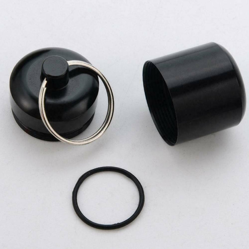 Waterproof Pill Box Keychain Aluminum Medicine Case Bottle Drug Holder Container