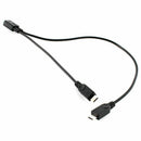 USB 2.0 A Male To 2 Dual USB Female Y Splitter Hub Power Cable Converter Ho