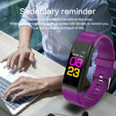 HOT 115PLUS Smart Band Support Heart Rate Blood Pressure Calorie Step Monit