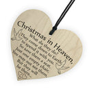 Christmas in Heaven' Heart Plaque/Sign Friendship Xmas Party Decorations DIY New