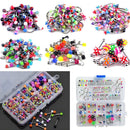 Wholesale Lots Mixed Lip Piercing Body Jewelry Barbell Rings Tongue Ring 60X Gw
