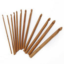 20Pcs Bamboo Crochet Hooks Knitting Needles Set with Case