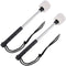 2Pcs Bass Drum Mallet Felt Head Percussion Mallets Timpani Sticks with Stai