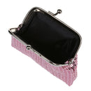 Women's Sequins Coin Purse Buckle Mini Wallet(pink) R9B7