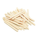 50X Large Wooden Popsicle Sticks Kids Hand Crafts Ice Lolly DIY Making Toys 3c