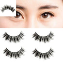 Human Hair Flutter Wispy False Eyelashes Like Red Cherry w Y0O5