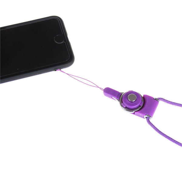 2pcs Candy Colour Cellphone String Lanyard Cord Anti-Drop Phone Straps  Z