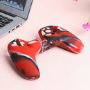 Camouflage Controller Cover for Sony PS5 Silicone Protective Guard (Red) A