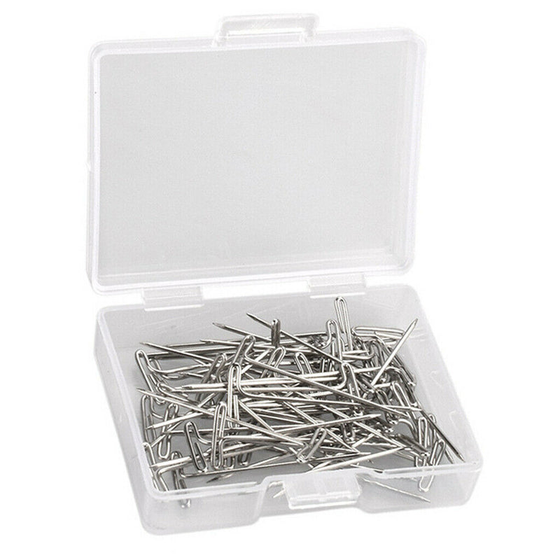 Bulk 50 T-Pins for Pinning Wigs on Foam Head, Holding Wigs, Hair Extensions, Wig