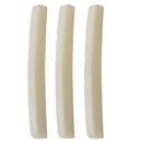 3x  Curved Slotted BONE NUT For    Guitar