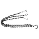 12x Hanging Flower Plant Iron Chain Basket Planter Holder Home Garden Balc LND