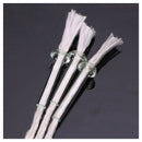 3Pcs Glass Tube Oil Lamp Wick Holder Adapter with 4.7 Inch Round Cotton Wic L2V3