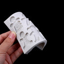 Christmas Snowman Silicone Fondant Mold Cake Decorating Tool Chocolate MouldLJ