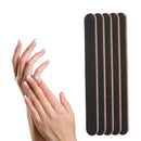 Black Pro Double Sided Manicure Nail File Emery Boards #100 #180 Pack of 3