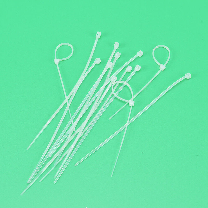 360PCS White Nylon Cable Wire Zip Ties Self-locking Nylon Tie With 3*120mm z Gw