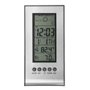Indoor Outdoor Wireless Weather Station Alarm Clock Snooze ForecastCalendar