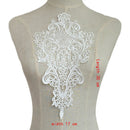 White Lace DIY Patch Badge Bag Embroidered Dress Applique Sew Iron on