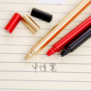 5Pcs Stationery Gel Pens Cool Metallic Kids School Fountain Pens Black 0. Dwwj