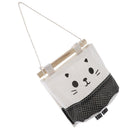 Cartoon Hanging Storage Bag Cotton Linen Wardrobe Hang Bag Wall Pouch Organi BX