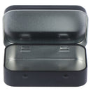 Storage Box Small Jewelry Candy Coin Key Organizer Tin Flip Black Gifts Seale@