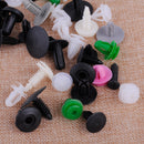 200pcs Mixed Car Door Panel Fender Bumper Fastener Retainer Clip Rivet Push Pins