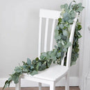 2Pcs Eucalyptus Garlands Artificial Greenery Garland Faux Silk Eucalyptus V