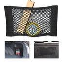 Universal Car Truck Seat Rear Pocket Storage Organizer Nylon Net Bag w/Magic Tap