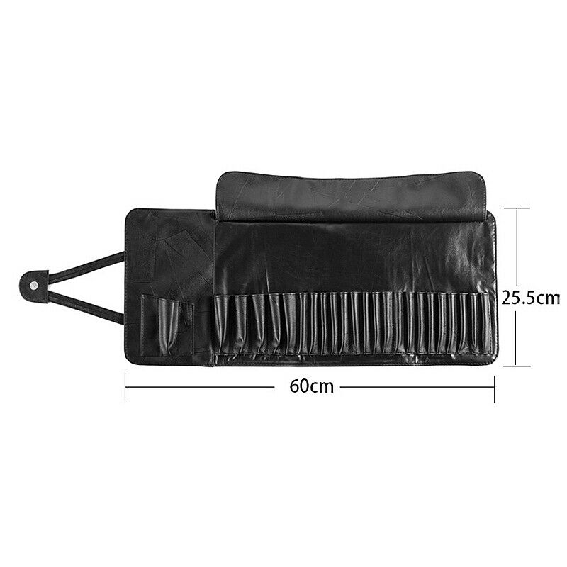 Makeup Brush Holder Cosmetic Organizer Rolling Bag Case Container Pouch Bag Y9Z1