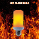 E27 96 SMD 2835 LED Flame Bulb Emulation Fire Effect Lamp Flickering Light