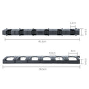 Vertical 6-rod Fish Rod Storage Holder Rack Fishing Stick Wall Mounted Display