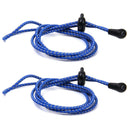 1 Pair Elastic Reflective Laces Easy Attachment for Marathon Sports (Royal