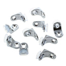 10pcs Glass Shelf Right Angle Fixing Clip Bracket with Suction Cup