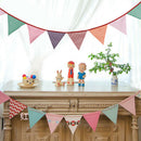 Printed Cloth Decoration Flag Banner Pennant For Wedding Birthday Party Dec