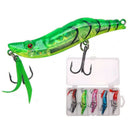 5Pcs Lure Prawn Tackle Hooks Bait Tackle For Cuttlefish Octopus Long Shot C