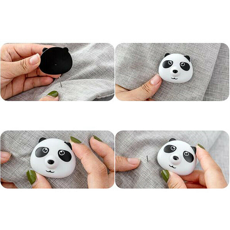 8pcs Panda Buckle Bed Sheet Non-Slip Quilt Cover Buckle Fixer Clip Clothing Pe%!
