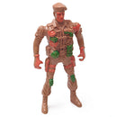 MagiDeal Set Of 17 Simulation Tank Aircraft Soldier Figures  Scene Decor