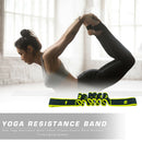 Yoga Resistance Band Gym Elastic Band Fitness Training Equipment (Yellow)