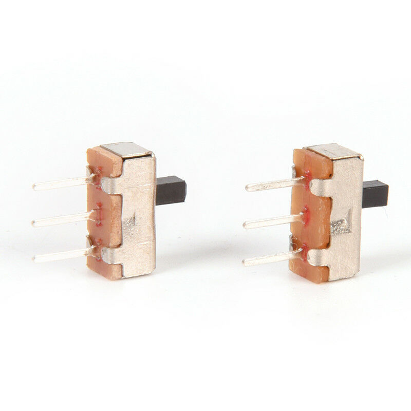 40X 3 Pin SS12D00G3 2 Position SPDT 1P2T PCB Panel Mini Vertical Slide Switch Gw