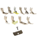 13pcs Zipper Presser Foot Set for Industrial Single Needle Sewing Machines